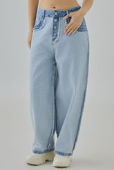 Karia Inside-Out Denim Jeans